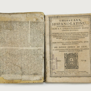 Diccionario latín-español del siglo XVIII.