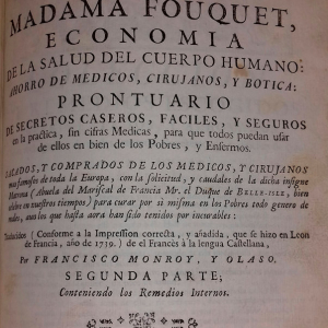 Obras Médico-Quirúrgicas de Madama Fouquet